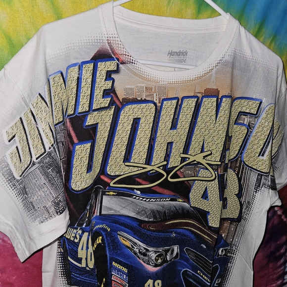 White Racing Graphic T-Shirt - Picture 2 of 8